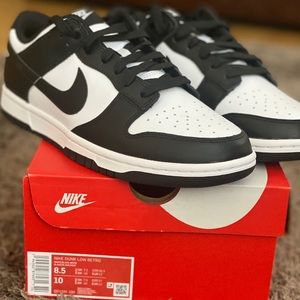 Nike Panda Dunks Low Retro. Men’s size 8.5. NEVER worn, BRAND new in the box.
